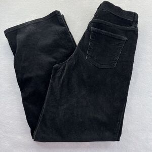 Universal Thread Size 4/27R Relaxed Wide Leg Corduroy Jeans Pants Black 4